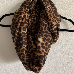 Forever21 Leopard Print Infinity Scarf